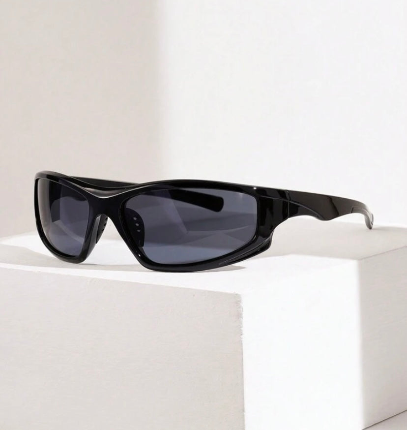 Y2k black glasses