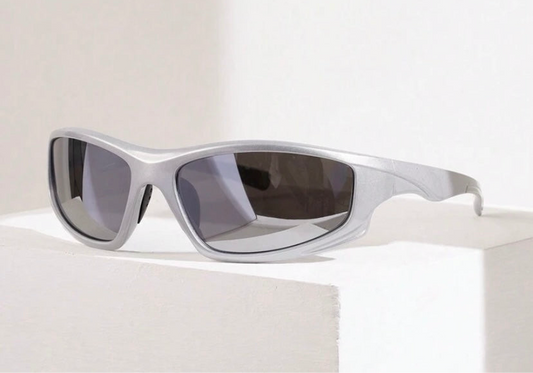 Y2k grey glasses