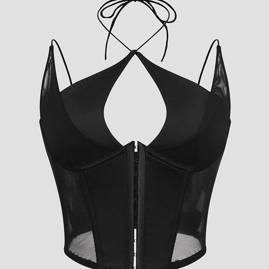 Black corset top