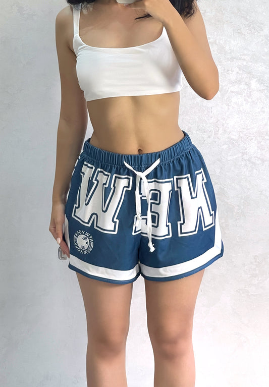Bold Varsity Blue  Shorts