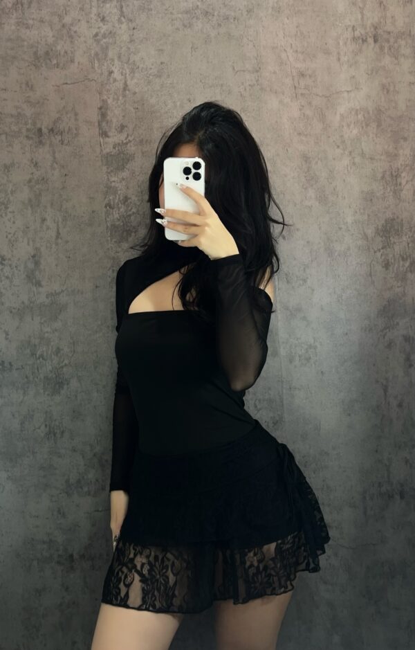 Lace Black Skirt (with built in shorts)