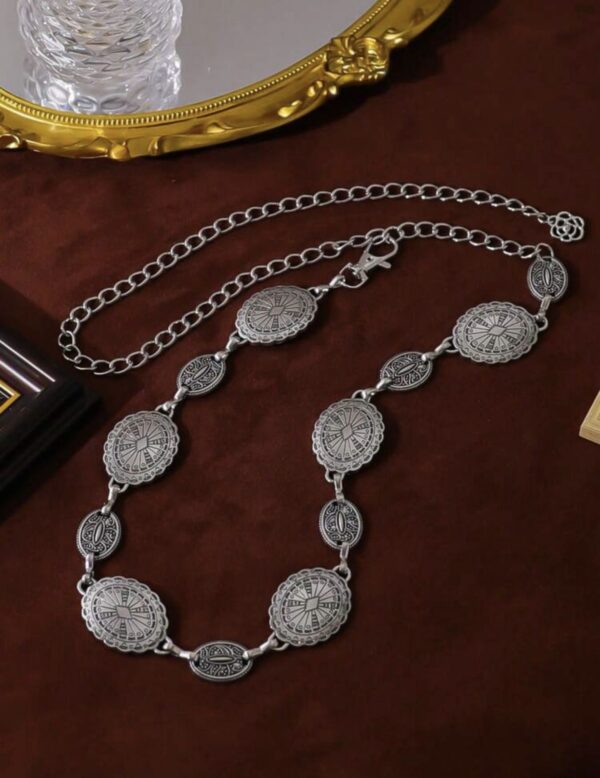 Silver waist chain