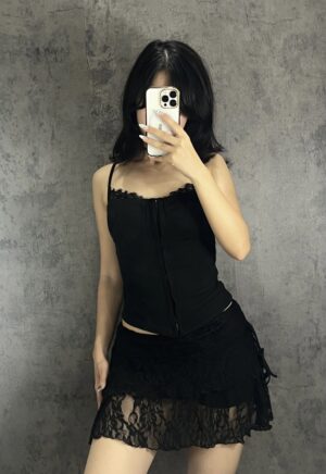 Obsidian Corset Top