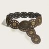 BROWN CONCHO BELT