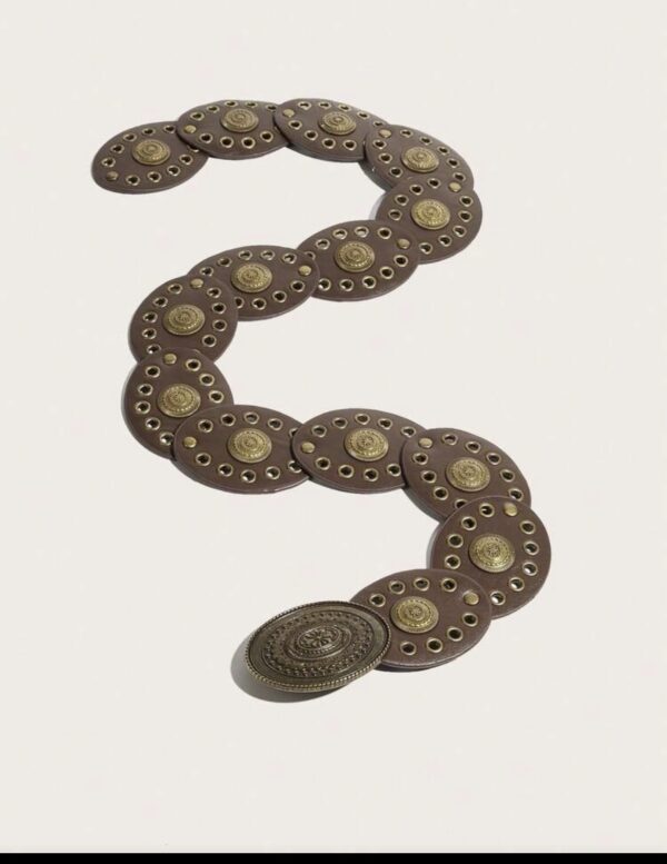 BROWN CONCHO BELT